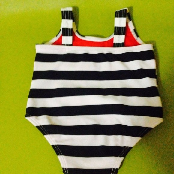 ADORABLE AZUL BABY GIRL STRIPED SWIMSUIT, 18M - Picture 2 of 5